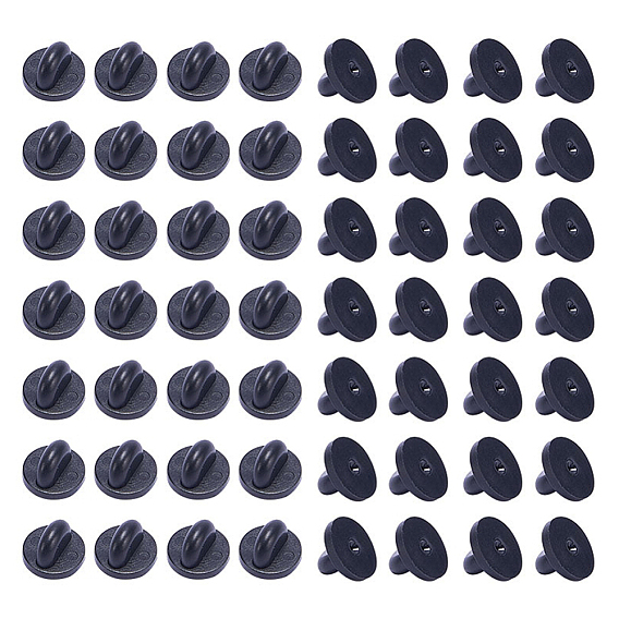 125шт. резиновые застежки для булавок, колпачок штифта подкладки муфты бабочки, значок для галстука, шляпы, броши