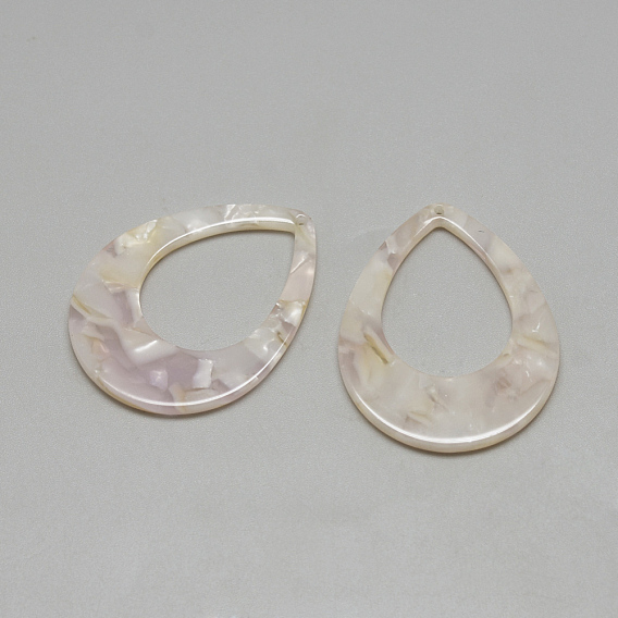 Подвески из ацетата целлюлозы (смолы), капля