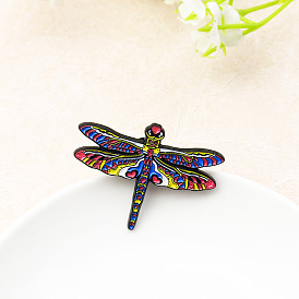 Graceful Dancing Girl Alloy Brooch - Inspired by Beautiful Dragonflies