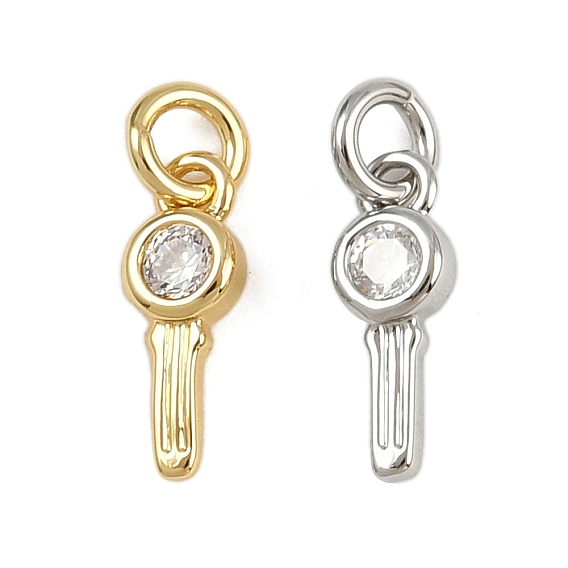 Кулон из циркония, Брелоки для ключей, стойки покрытие, без свинца и без кадмия, долговечный, с целью перехода в кольце