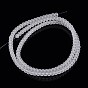 Frosted Glass Round Beads Strands