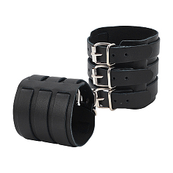 Verstellbares Manschettenarmband aus Rindsleder, Handgelenkschutz-Stulpenarmband mit Legierungsschnallen