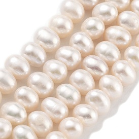 Natural Cultured Freshwater Pearl Beads Strands, Potato