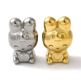 304 Stainless Steel Beads, Rabbit