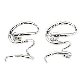 304 Stainless Steel Snake Wrap Stud Earrings