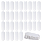 Aluminum Connector Charms, Oval Stamping Blank Tags