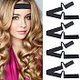 4Pcs Polyester & Nylon Headbands, Elastic Hair Accessories