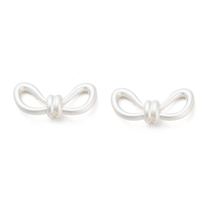 Matte Alloy Beads, Bowknot