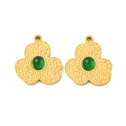 Ионное покрытие (ip) 304 подвески из нержавеющей стали, белое стекло, процесс резки коррозии, полирование, клевер