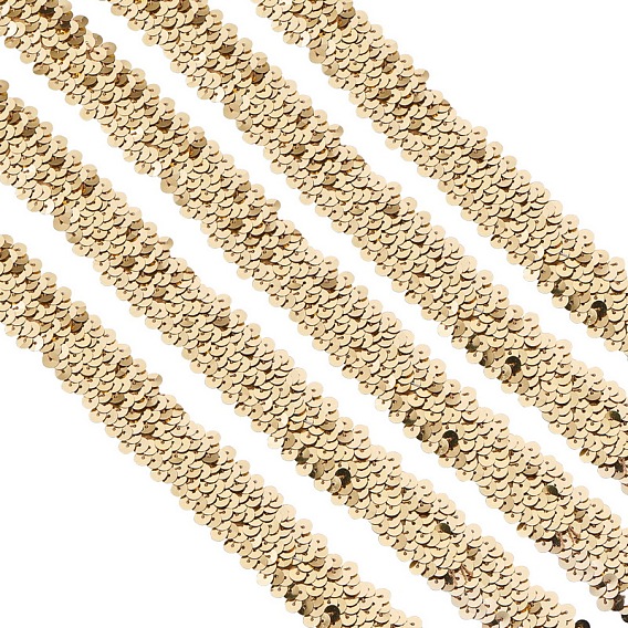 Эластичная отделка из пластикового блестка, лента с блестками, Аксессуары для орнаментов