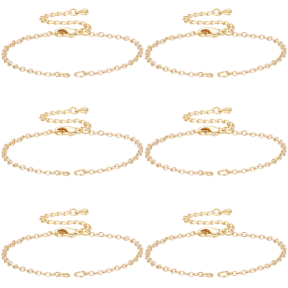 Изготовление браслета из латунного кабеля и цепи, с кольцами для прыжков и застежками в виде когтей лобстера