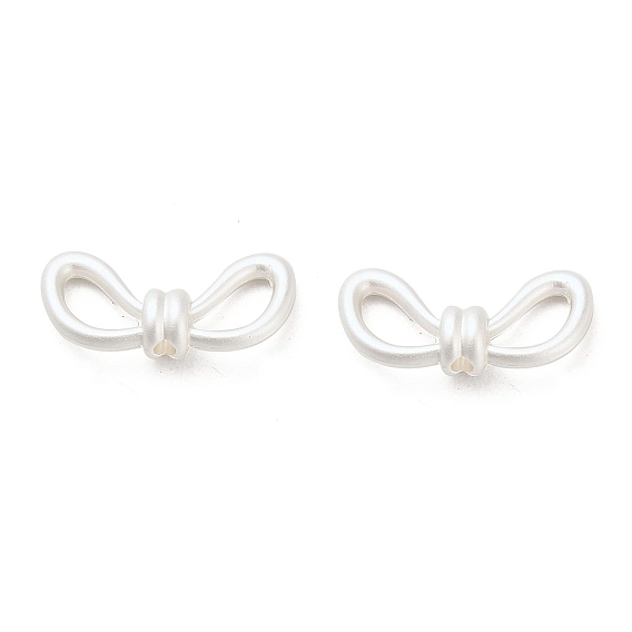 Matte Alloy Beads, Bowknot