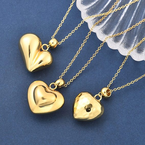 201 ожерелья из нержавеющей стали с подвеской в виде сердца для женщин