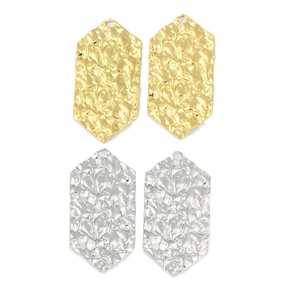 Ионное покрытие (ip) 304 подвески из нержавеющей стали, текстурированный шестигранный шарм