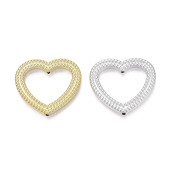 UV Plating Acrylic Bead Frame, Heart