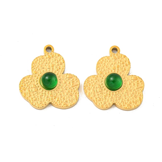 Ионное покрытие (ip) 304 подвески из нержавеющей стали, белое стекло, процесс резки коррозии, полирование, клевер