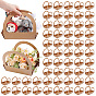 Kraft Paper Basket Cookies Boxes, Food Treat Bakery Boxes, Rectangle
