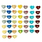 DIY Heart Pendants Silicone Molds, Resin Casting Molds, For UV Resin, Epoxy Resin Craft Making, Alphabet & Constellation & Number