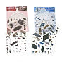 PET Plastic Picture Stickers, Decorative Stickers, House