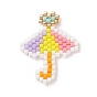 Handmade Japanese Seed Beads, Loom Pattern, Umbrella