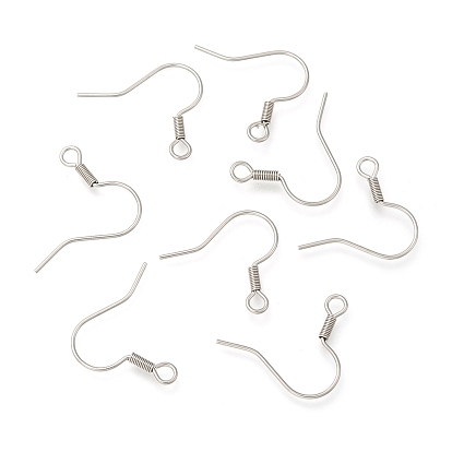 316 хирургические крючки для серег из нержавеющей стали, с горизонтальной петлей, провод уха
