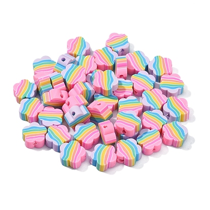 Бусины из полимерной глины , цветок