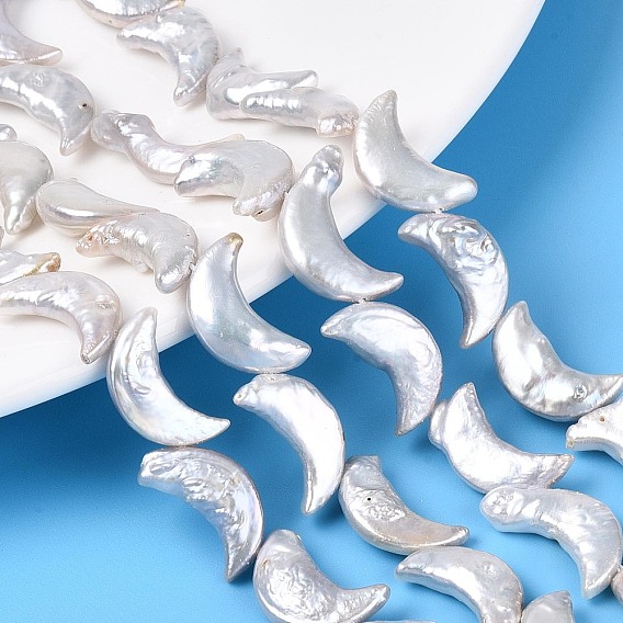 Натуральный жемчуг в стиле барокко кеши, зарождающаяся жемчужина, луна