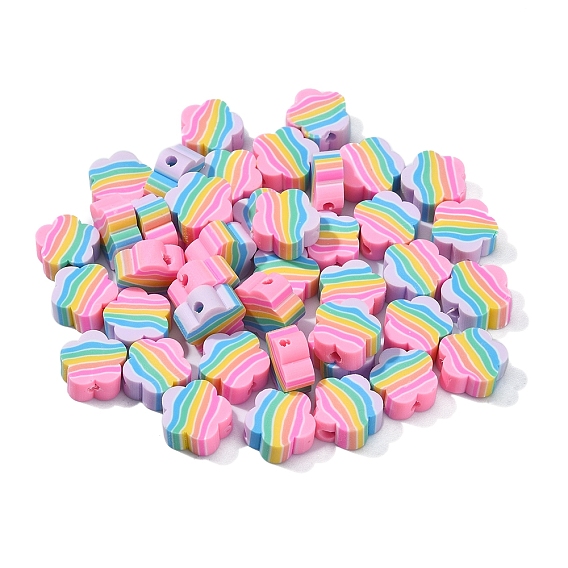 Бусины из полимерной глины , цветок