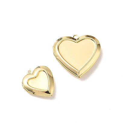 Настройки кабошон Медальон кулон латунь, Фоторамки с подвесками в виде сердечек для ожерелий, стойки покрытие, долговечный, без кадмия и без свинца