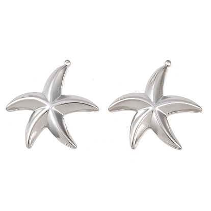304 подвески из нержавеющей стали, морская звезда, без кадмия, без никеля и без свинца