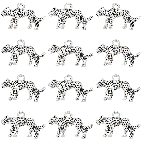 60 шт. Подвески из сплава в тибетском стиле, леопардовые прелести