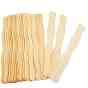 Wooden Flat Craft Sticks, Wavy Blank Wooden Slices for Painting Arts, Pyrography, Stirring