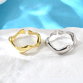 925 серебряные манжеты, нерегулярная волна