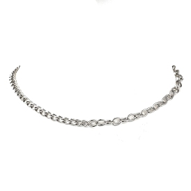 304 ожерелья из цепей-кабелей из нержавеющей стали, не тускнеет