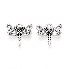 Сплавочные подвески тибетского стиля, стрекоза, без кадмия и без свинца