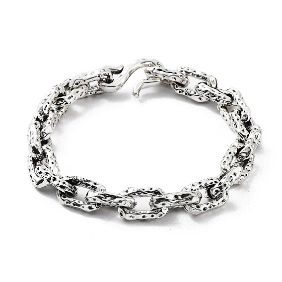 Retro Alloy Cable Chain Bracelets for Women Men