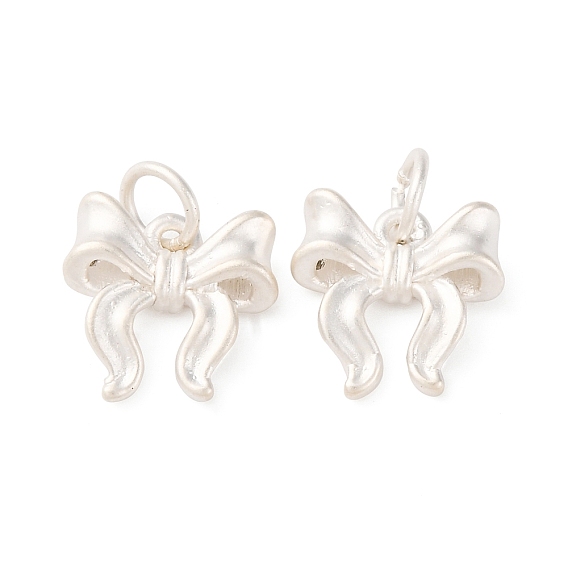 Изящные серебряные подвески-бантики, с перемычками и 999 штампом
