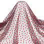 Полиэстеровая сетчатая кружевная ткань, для аксессуаров одежды, Сердце Pattern