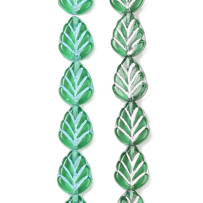 Чешские прессованные стеклянные бусины, лист