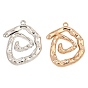 Alloy Big Pendants, Spiral Charms