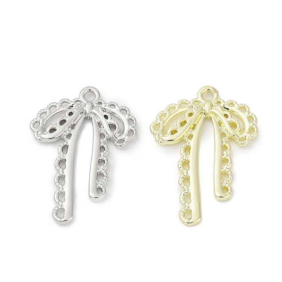 Подвески из сплава , бантом прелести, без свинца, без кадмии и без никеля, стойки покрытие