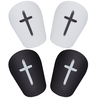 2 Pairs Plastic Shin Guard, Breathable Shin Guard Sleeves, for Soccer, Football Games