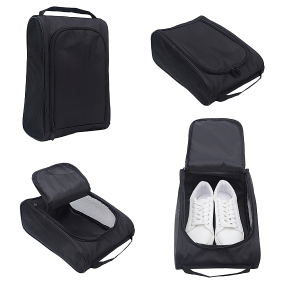 4шт. оксфордские тканевые сумки для хранения обуви на молнии, Портативные дорожные пылезащитные сумки-органайзеры на молнии для одежды, прямоугольные