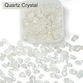 50G Natural Quartz Crystal Chip Beads, No Hole/Undrilled