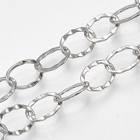 304 кабельные цепи из нержавеющей стали, пайки, , овальные
