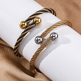 304 браслеты из нержавеющей стали для женщин, ионное покрытие (ip)