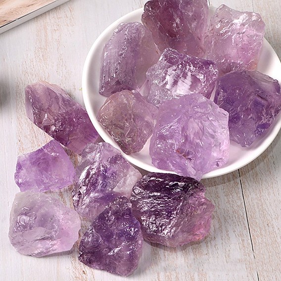 Украшения из натурального необработанного аметиста, камни рейки для камней-фонтанов, обмотка провода, колдовство, украшения для дома, произвольный размер и форма