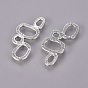 Tibetan Style Bubbles Pendants, Lead Free and Cadmium Free, 35x15x1.5mm, about 550pcs/1000g