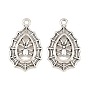 Pendentifs en alliage de style tibétain, breloques araignée et toile