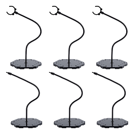 Подставки для демонстрации собранных фигурок из АБС-пластика, подставки для кукольных моделей, с железной фурнитурой, шестиугольник